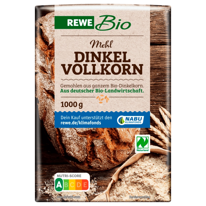 REWE Bio Dinkel-Vollkornmehl 1kg